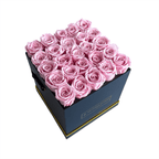 Classic Square Rose Box - Pink