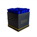 Classic Square Rose Box - Royal Blue