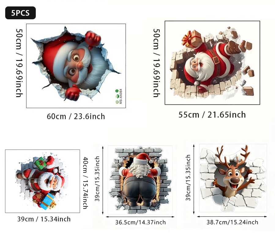 🏆Christmas Creative Wall Sticker