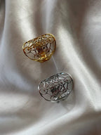 Metatron's Cube Ring Archangel Protection Women Ring Stainless Steel Jewelry