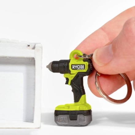 🏆Mini's Keyring Keychain One+ Power Tools Handyman Gift