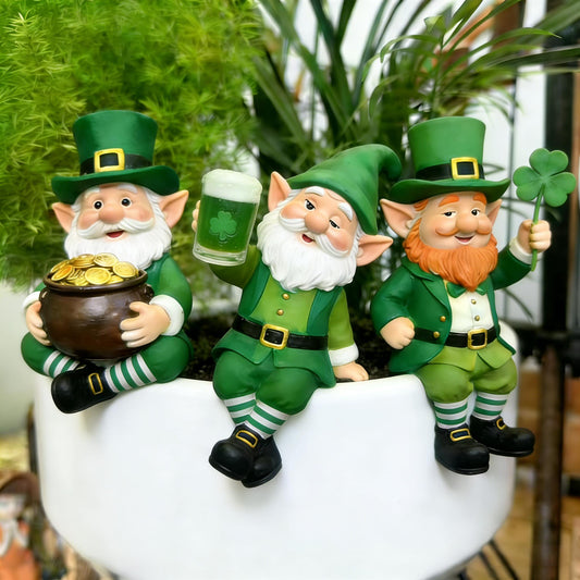 🍀🍺 St. Patrick’s Day Leprechaun Figurines – Bring Irish Luck & Cheer to Your Home💋