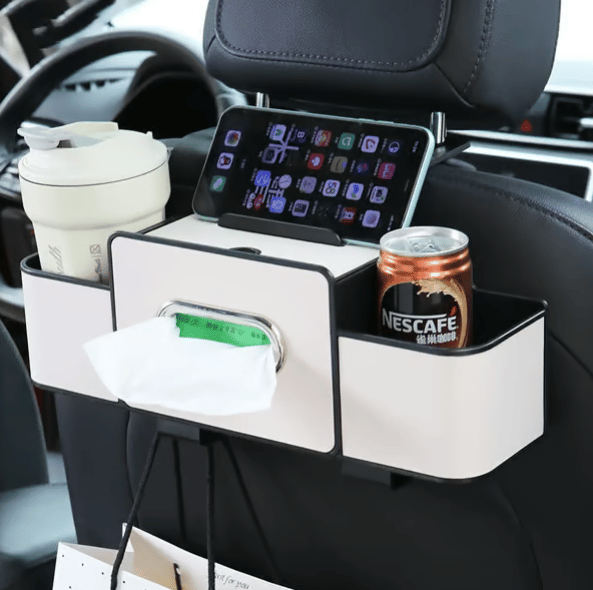 🏆Sale 3-in-1 Car Backseat Organizer – Keep Your Ride Clean & Organized!
