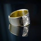 Archangel Metatron Life Angel Seal Adjustable Ring Solomon Kabbalah Amulet