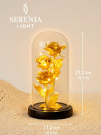 🌹❤️Valentine’s Rose Dome Lamp: Illuminate Your Love with Handcrafted Elegance & Cozy Ambient Glow🏆