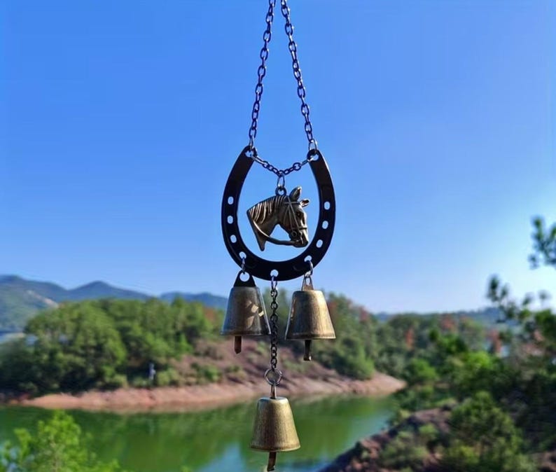 Country Style Horse Hoof Wind Chime💋