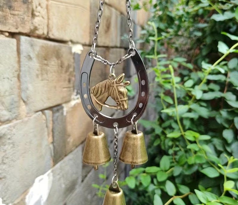 Country Style Horse Hoof Wind Chime💋