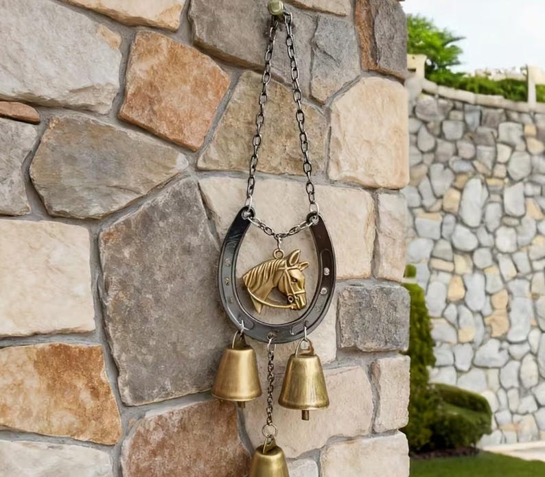 Country Style Horse Hoof Wind Chime💋