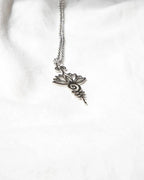 Unalome Lotus Necklace