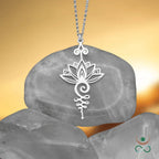 Unalome Lotus Necklace