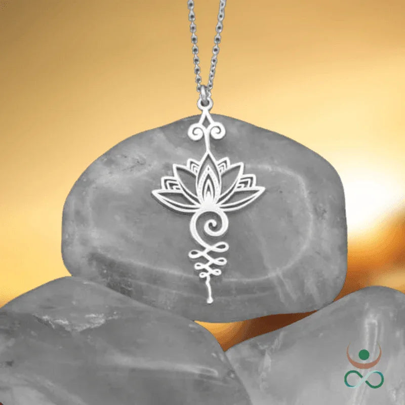 Unalome Lotus Necklace
