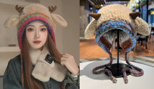 🏆Original Festive Christmas Antler Hat