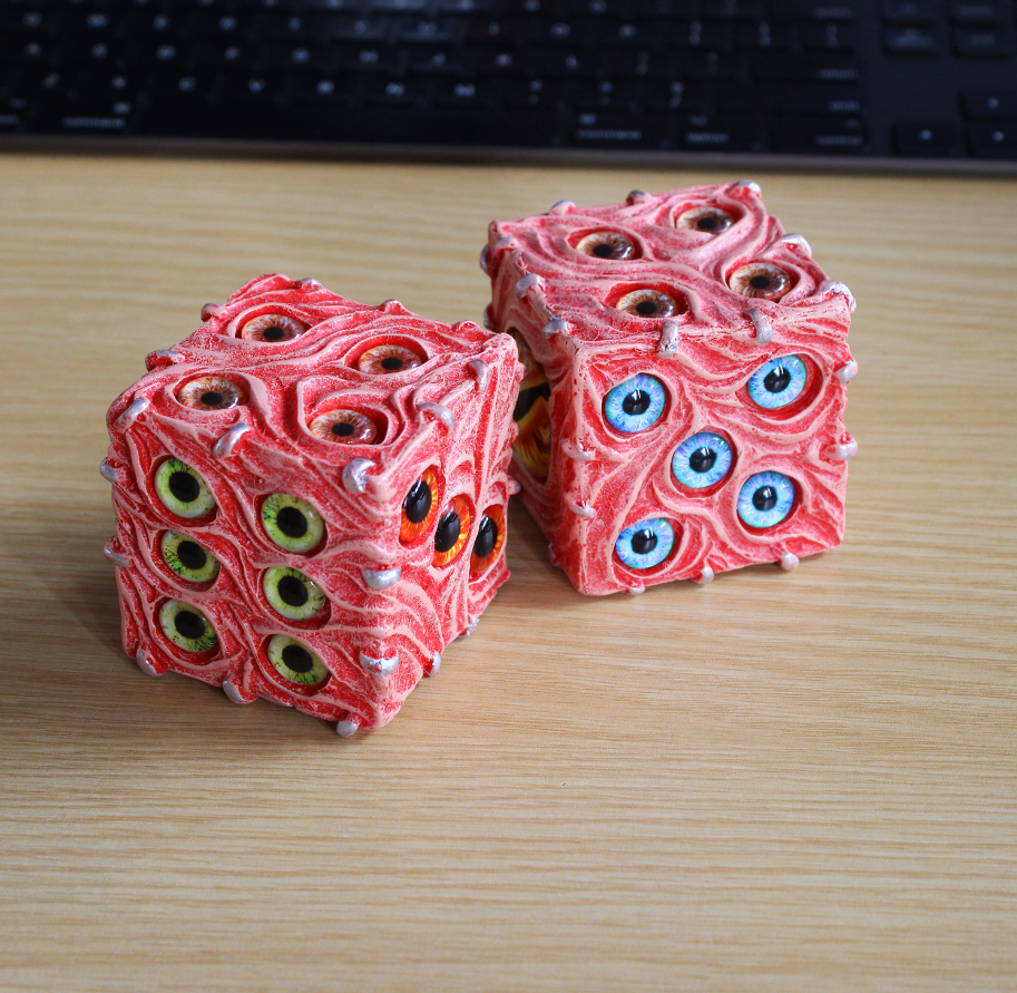 🏆Handmade- Eye of Fate Dice 👁️🎲