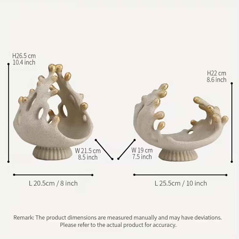 🏆CoralGlow Decorative Catchall🌊🐚